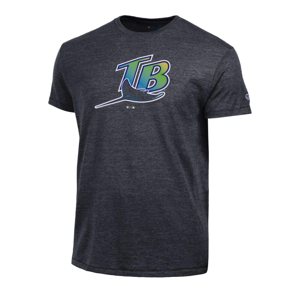 Tampa Bay Rays Champion Cooperstown Logo Tri-Blend T-Shirt | MLB Shop