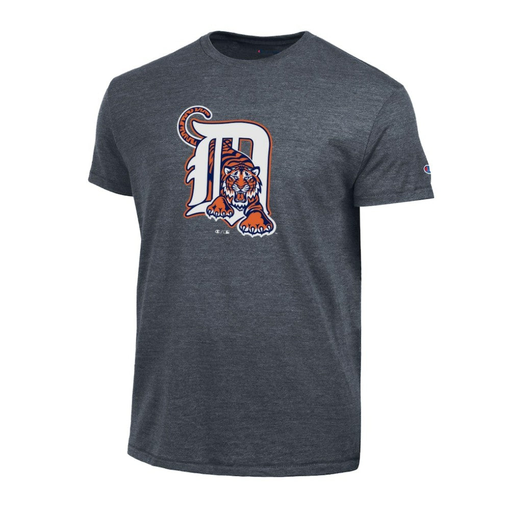 Detroit Tigers Champion Cooperstown Logo Tri-Blend T-Shirt | MLB For sale