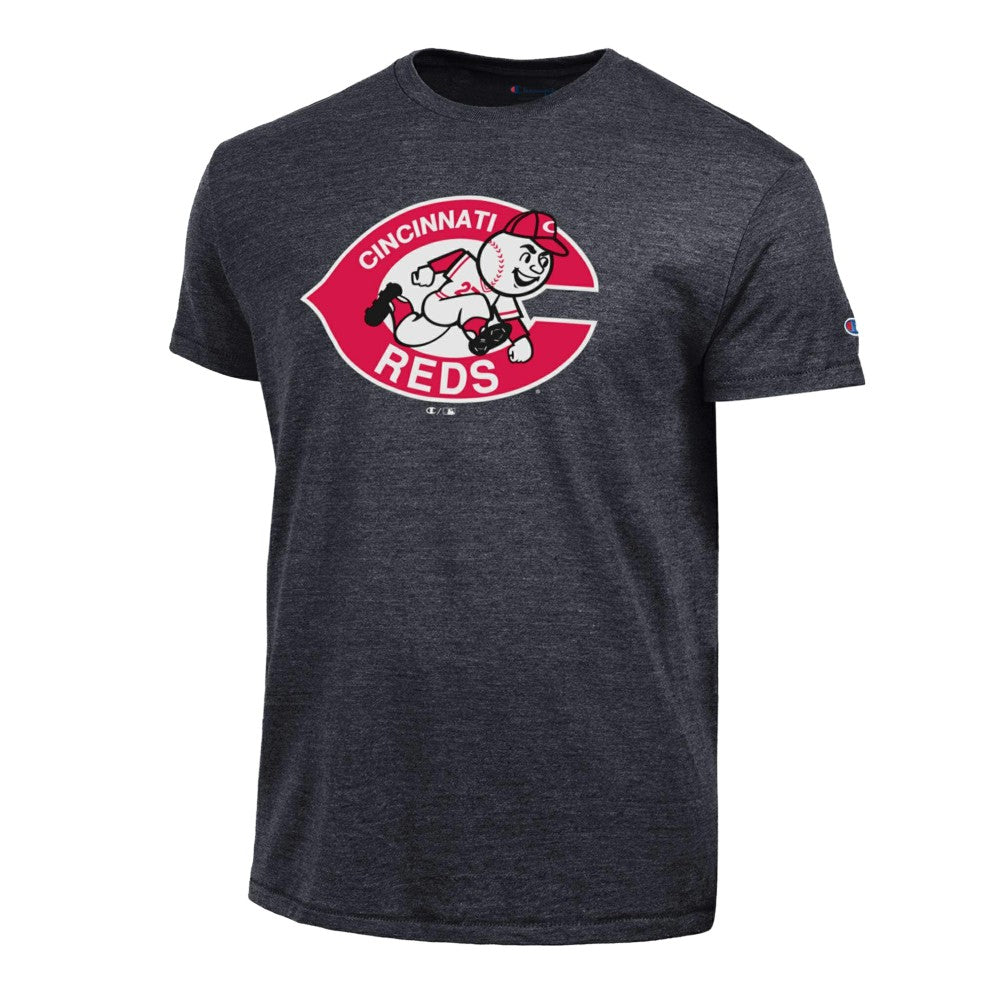 Cincinnati Reds Champion Cooperstown Logo Tri-Blend T-Shirt | MLB For sale