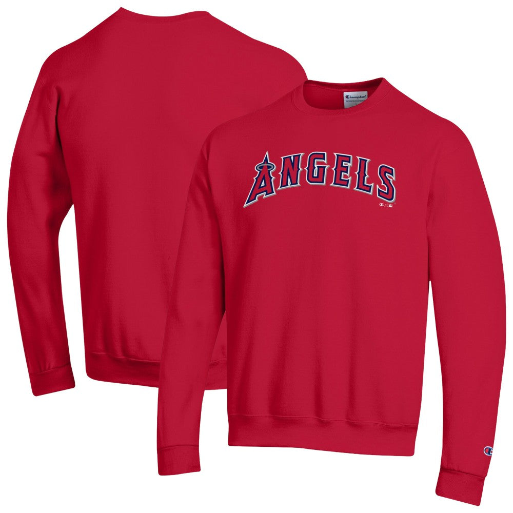 Los Angeles Angels Champion Powerblend Wordmark Sweatshirt | MLB For sale