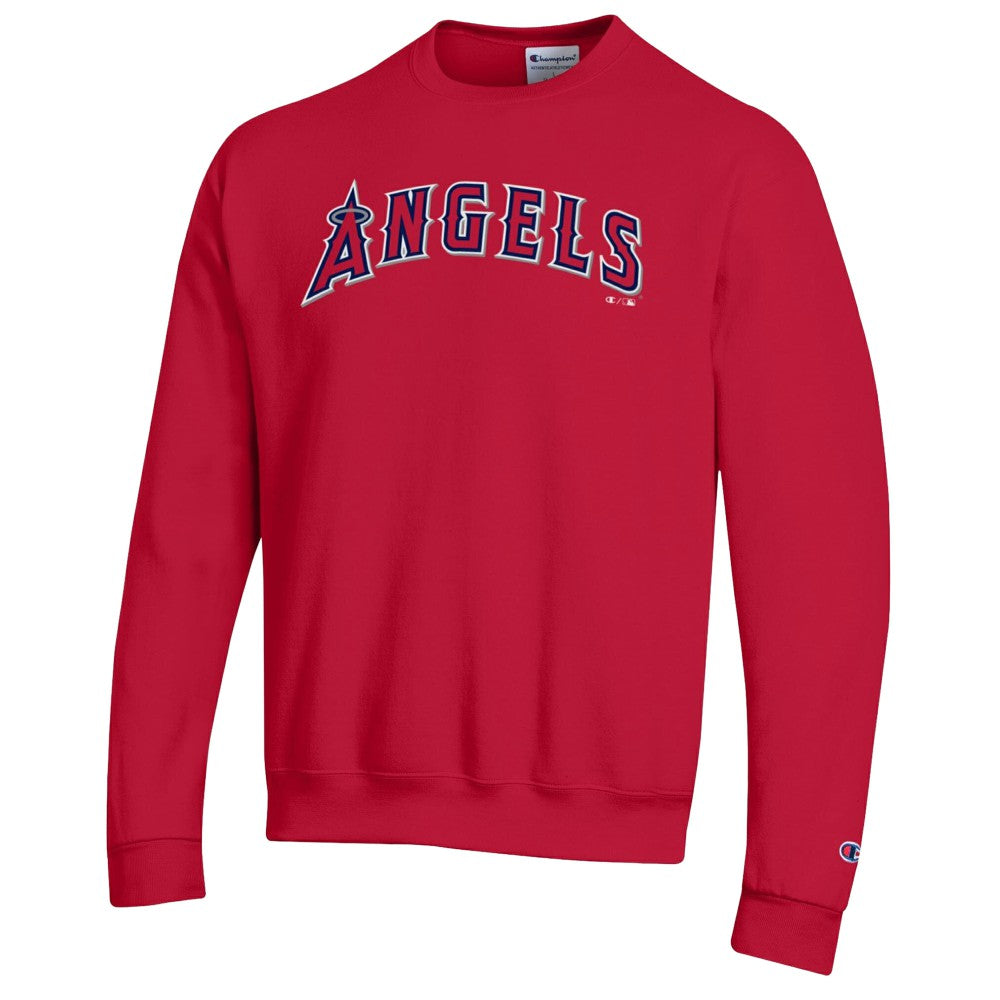 Los Angeles Angels Champion Powerblend Wordmark Sweatshirt | MLB For sale