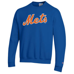 New York Mets Champion Powerblend Wordmark Sweatshirt | MLB For sale