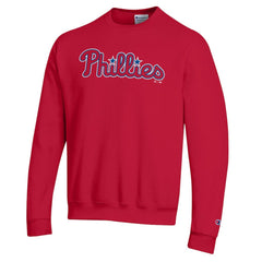 Philadelphia Phillies Champion Powerblend Wordmark Sweatshirt | MLB Outlet