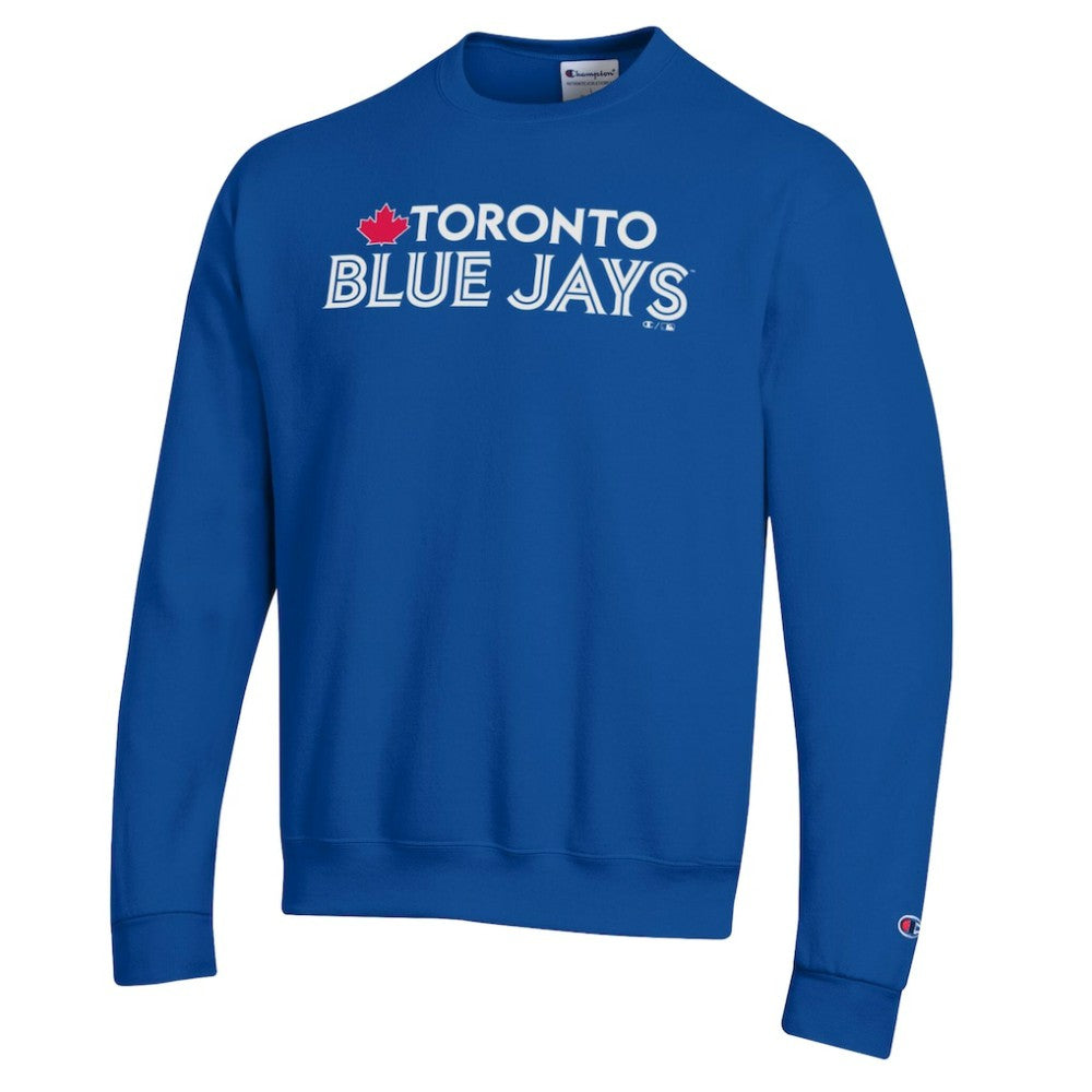 Toronto Blue Jays Champion Powerblend Wordmark Sweatshirt | MLB Outlet