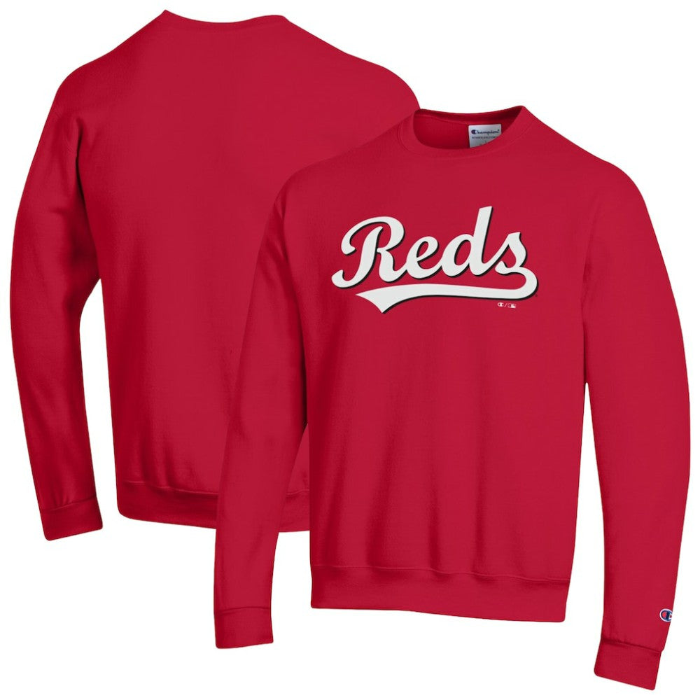 Cincinnati Reds Champion Powerblend Wordmark Sweatshirt | MLB For sale
