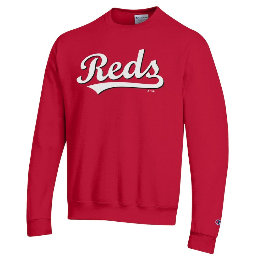 Cincinnati Reds Champion Powerblend Wordmark Sweatshirt | MLB For sale