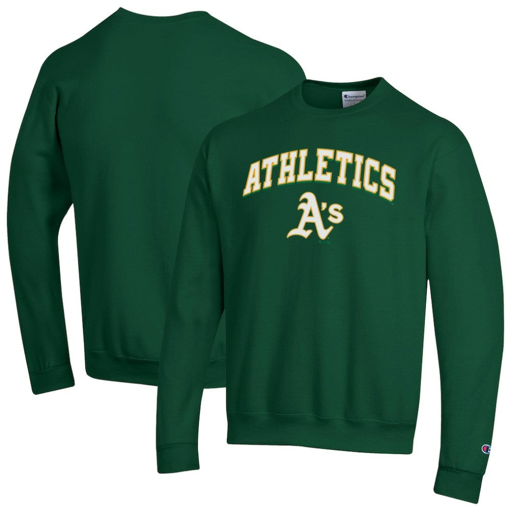 Athletics Champion Heart & Soul Powerblend Sweatshirt | MLB Outlet