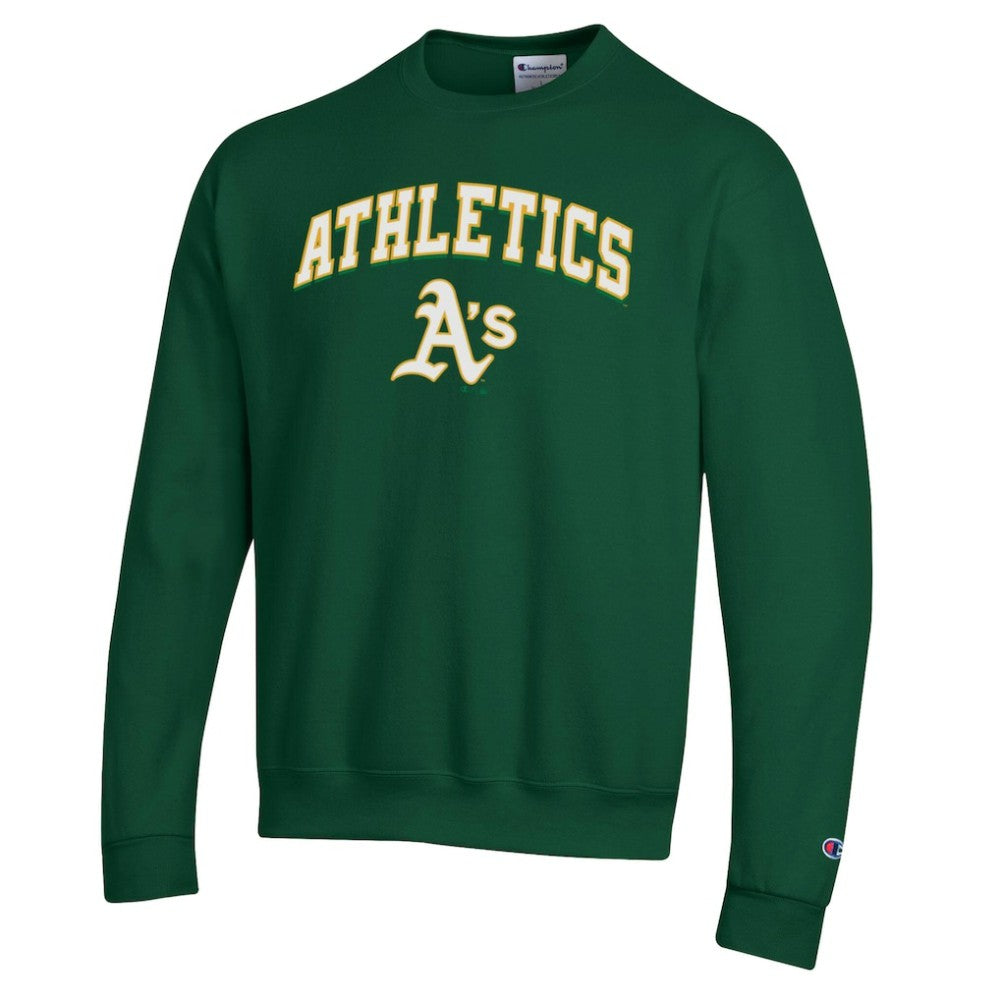 Athletics Champion Heart & Soul Powerblend Sweatshirt | MLB Outlet
