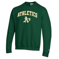 Athletics Champion Heart & Soul Powerblend Sweatshirt | MLB Outlet