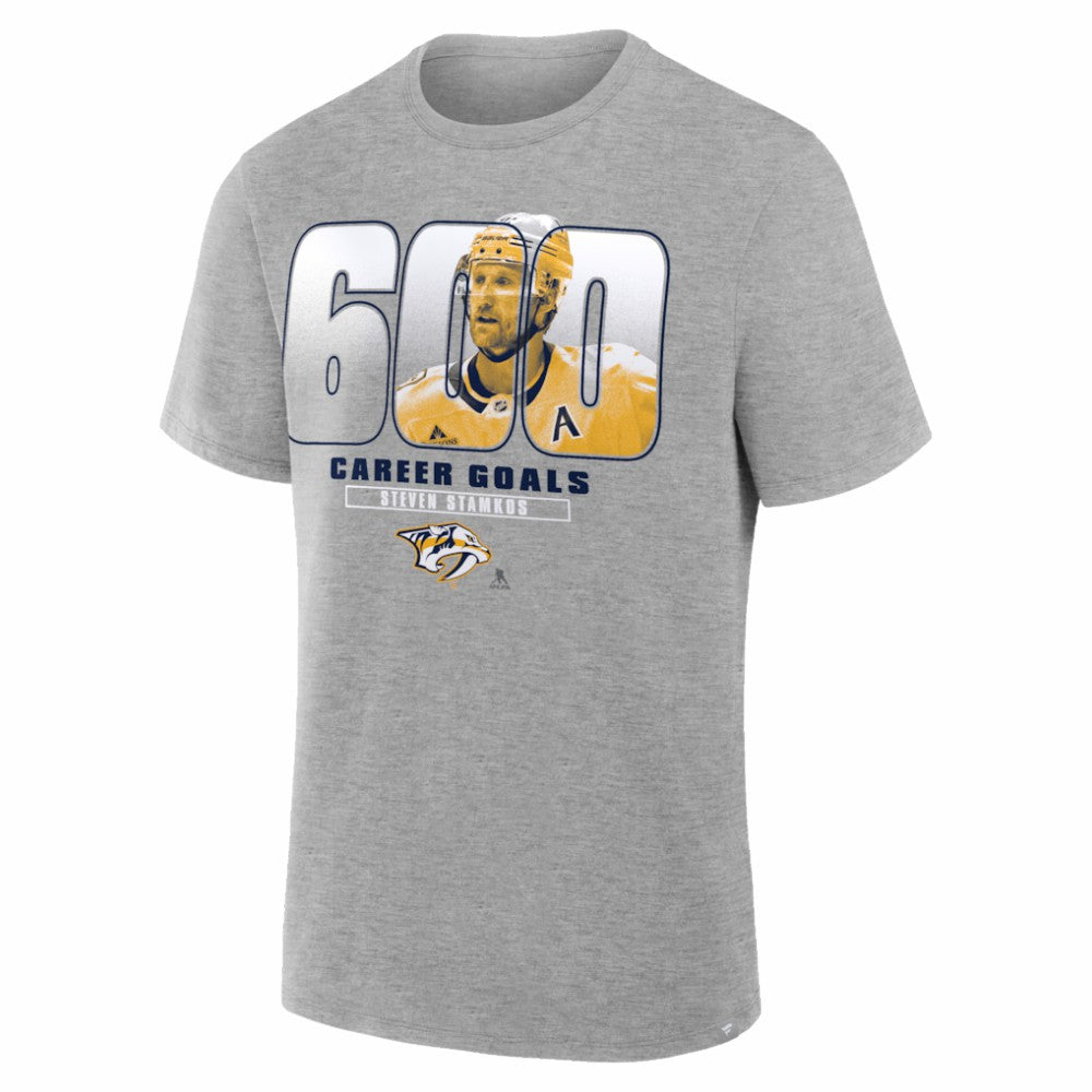 Steven Stamkos Nashville Predators 600th Career Goal T-Shirt For Sale