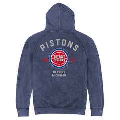 Detroit Pistons Stadium Essentials Unisex Get Back Vintage Raglan Hoodie sale Discount