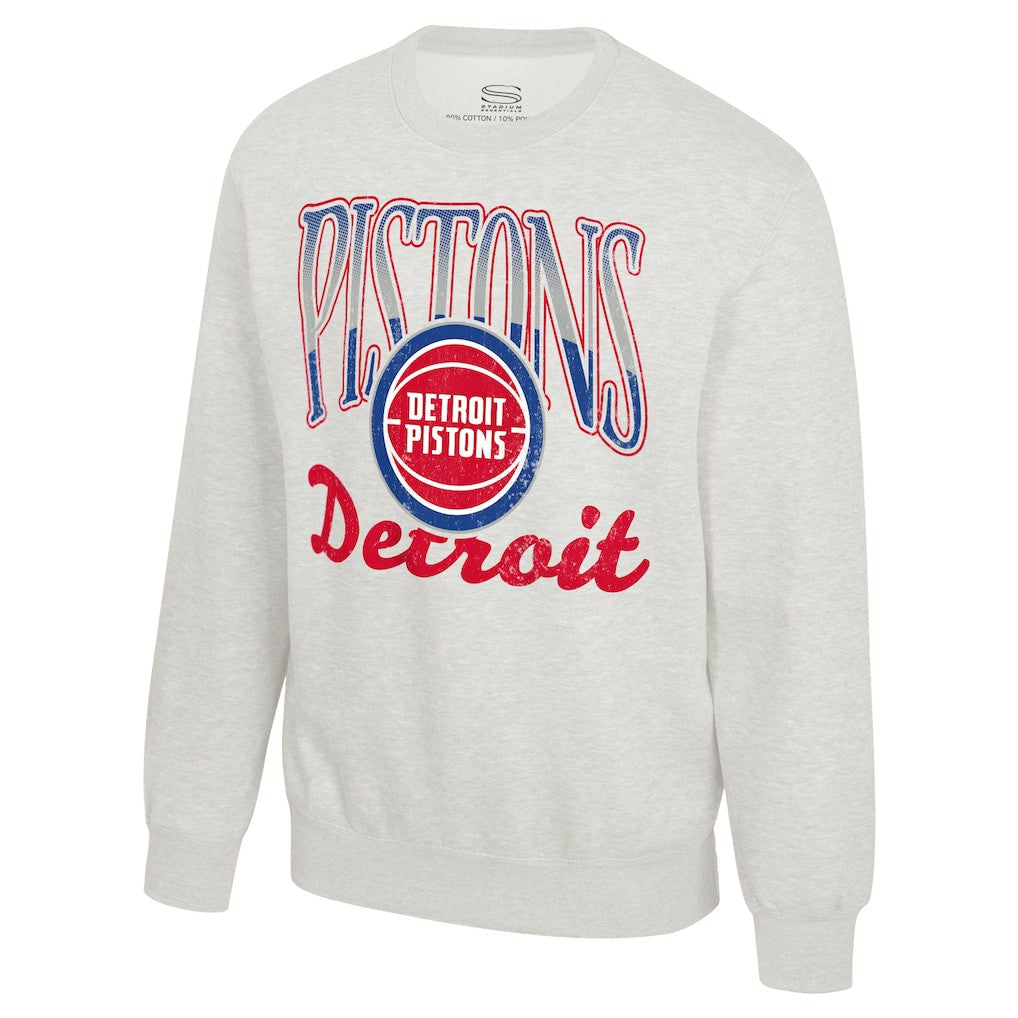 Detroit Pistons Stadium Essentials Unisex Sky High Fleece Sweatshirt sale Discount