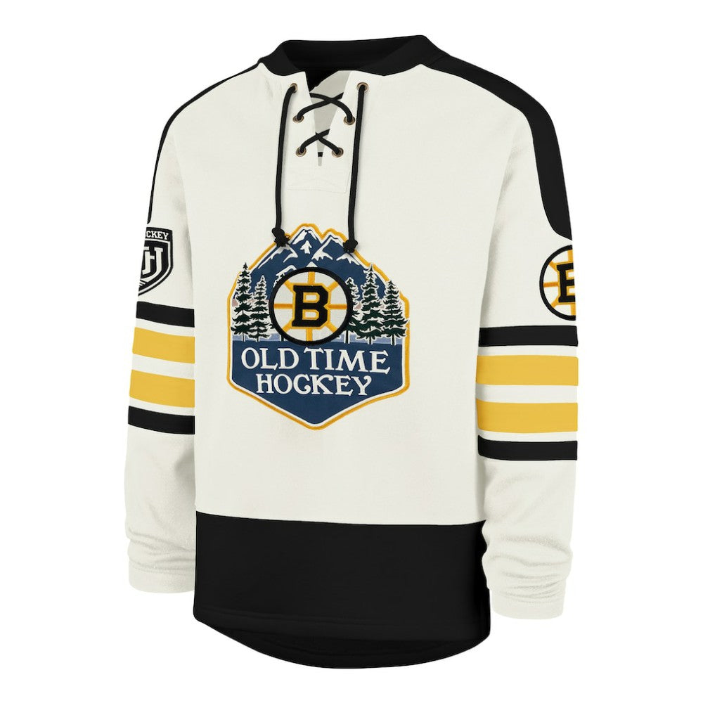 Boston Bruins '47 Pond Hockey Trio Eternal Lacer Sweatshirt Online