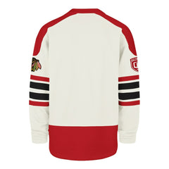 Chicago Blackhawks '47 Pond Hockey Trio Eternal Lacer Sweatshirt On Sale