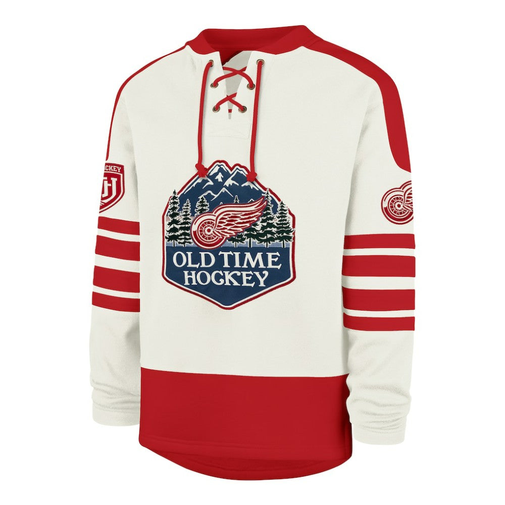 Detroit Red Wings '47 Pond Hockey Trio Eternal Lacer Sweatshirt Sale