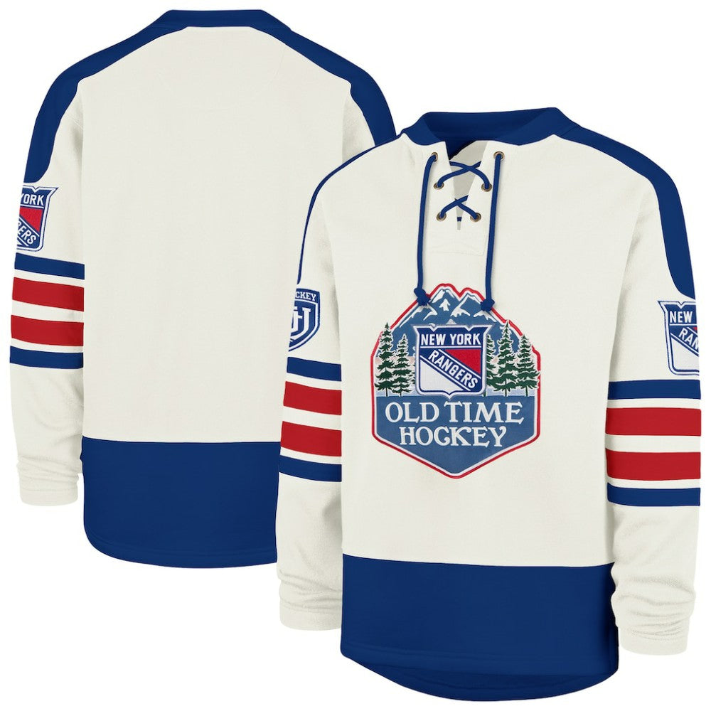 New York Rangers '47 Pond Hockey Trio Eternal Lacer Sweatshirt For Sale