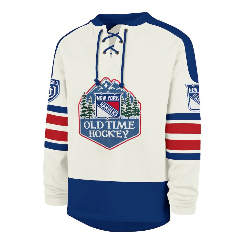 New York Rangers '47 Pond Hockey Trio Eternal Lacer Sweatshirt For Sale