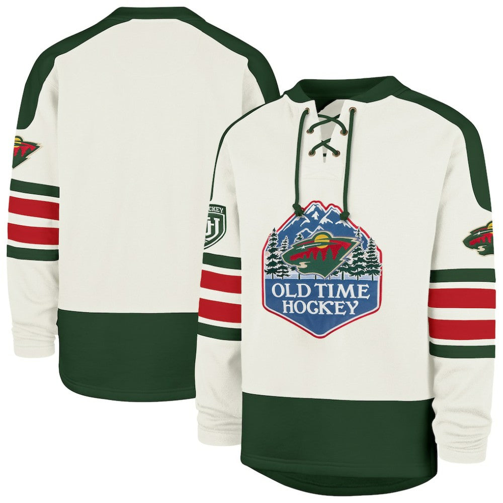 Minnesota Wild '47 Pond Hockey Trio Eternal Lacer Sweatshirt Sale