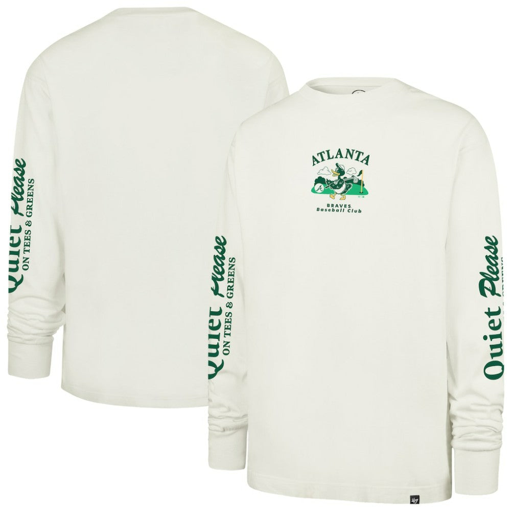 Atlanta Braves '47 Quiet Please Foundation Long Sleeve T-Shirt | MLB US