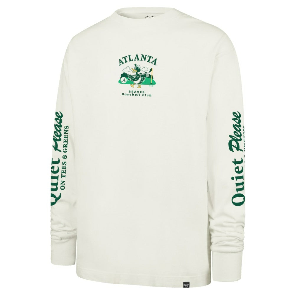 Atlanta Braves '47 Quiet Please Foundation Long Sleeve T-Shirt | MLB US