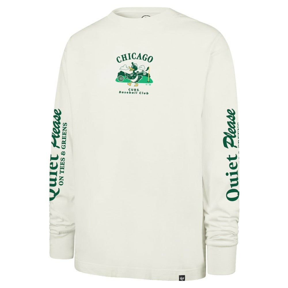 Chicago Cubs '47 Quiet Please Foundation Long Sleeve T-Shirt | MLB For sale