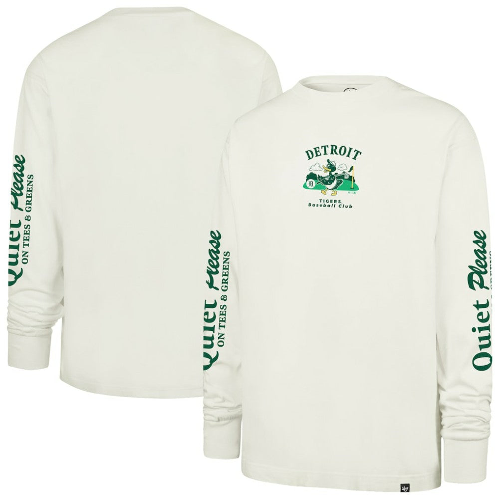 Detroit Tigers '47 Quiet Please Foundation Long Sleeve T-Shirt | MLB Sale