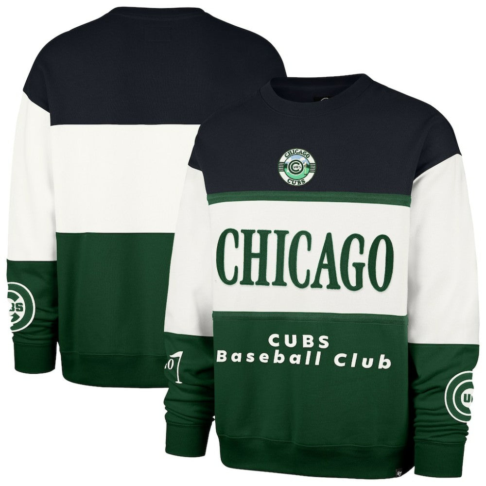 Chicago Cubs '47 Tee Up Maximalist Fleece Sweatshirt | MLB Discount