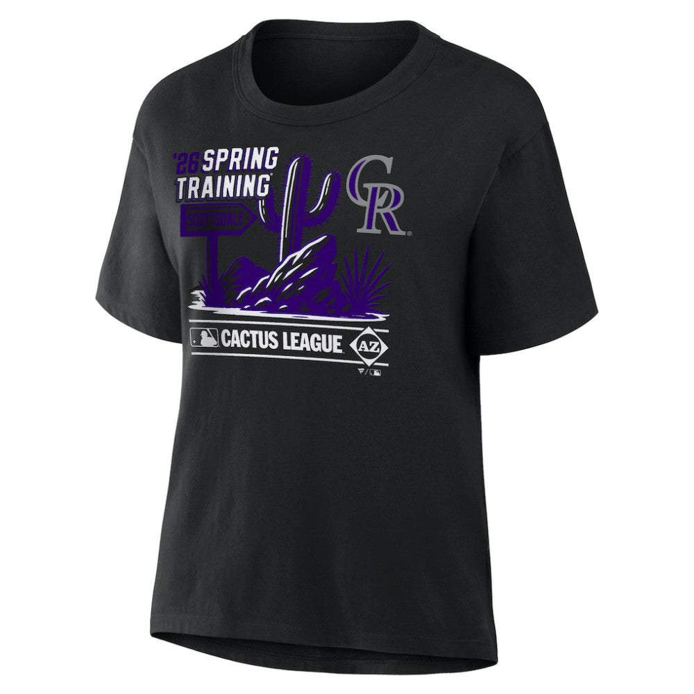 Colorado Rockies Women's 2026 Spring Training Cactus League Hometown Special T-Shirt | MLB Sale