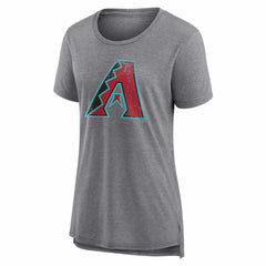 Arizona Diamondbacks Women's Heritage Personalized Any Name & Number Tri-Blend T-Shirt | MLB New