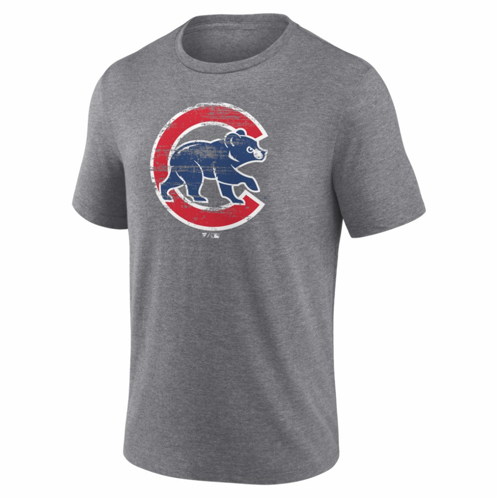 Chicago Cubs Heritage Personalized Any Name & Number Tri-Blend T-Shirt | MLB New