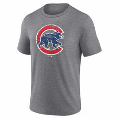 Chicago Cubs Heritage Personalized Any Name & Number Tri-Blend T-Shirt | MLB New