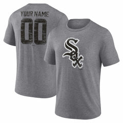 Chicago White Sox Heritage Personalized Any Name & Number Tri-Blend T-Shirt | MLB On Sale