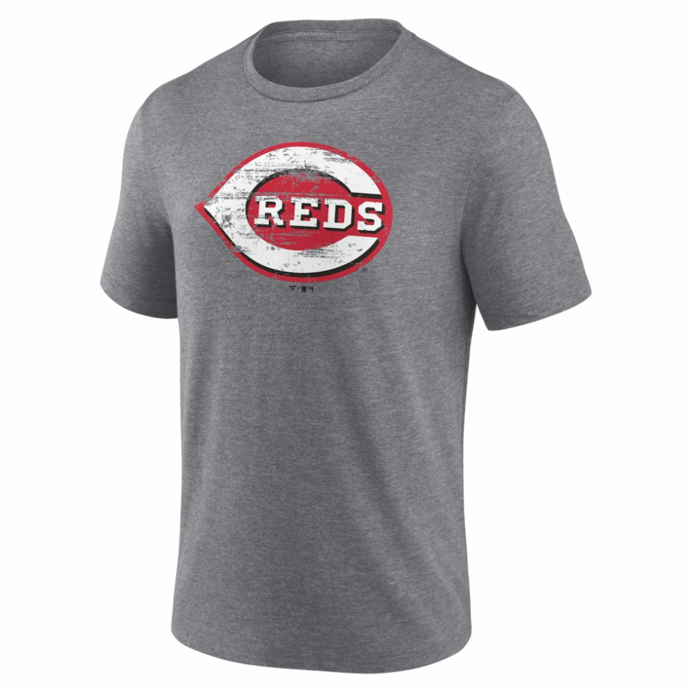 Cincinnati Reds Heritage Personalized Any Name & Number Tri-Blend T-Shirt | MLB Outlet