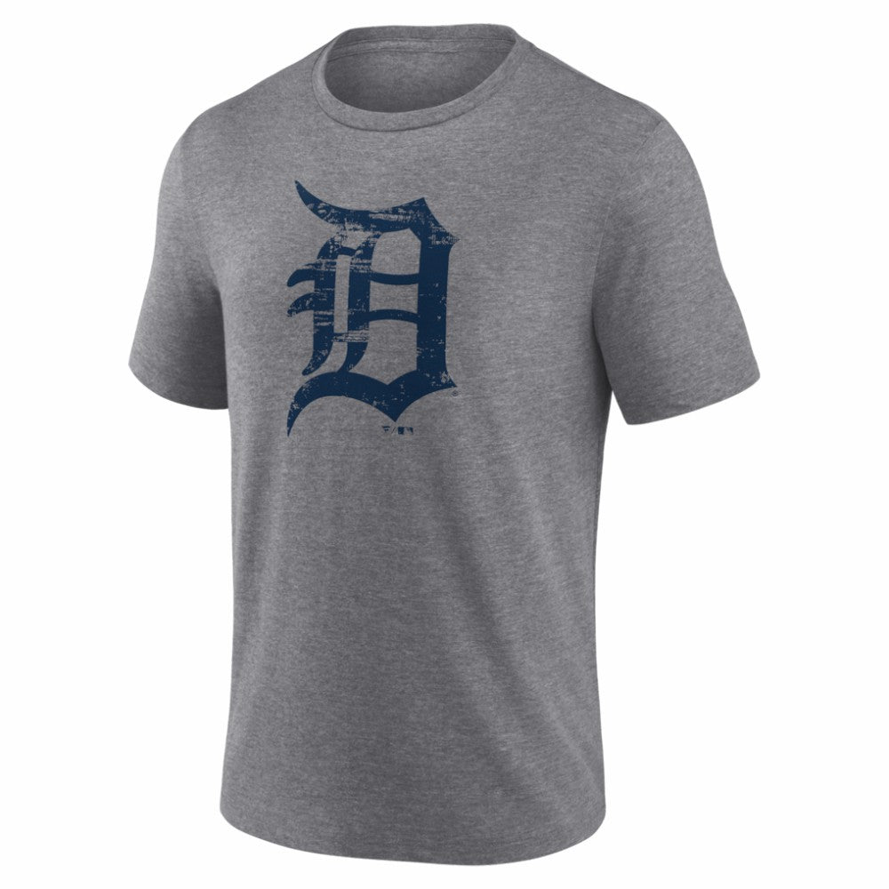 Detroit Tigers Heritage Personalized Any Name & Number Tri-Blend T-Shirt | MLB Outlet