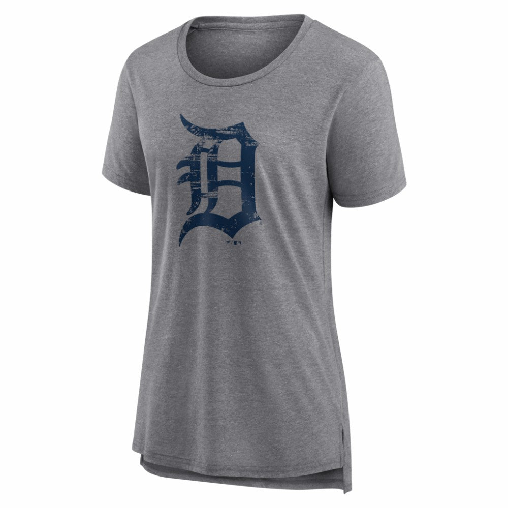 Detroit Tigers Women's Heritage Personalized Any Name & Number Tri-Blend T-Shirt | MLB For sale