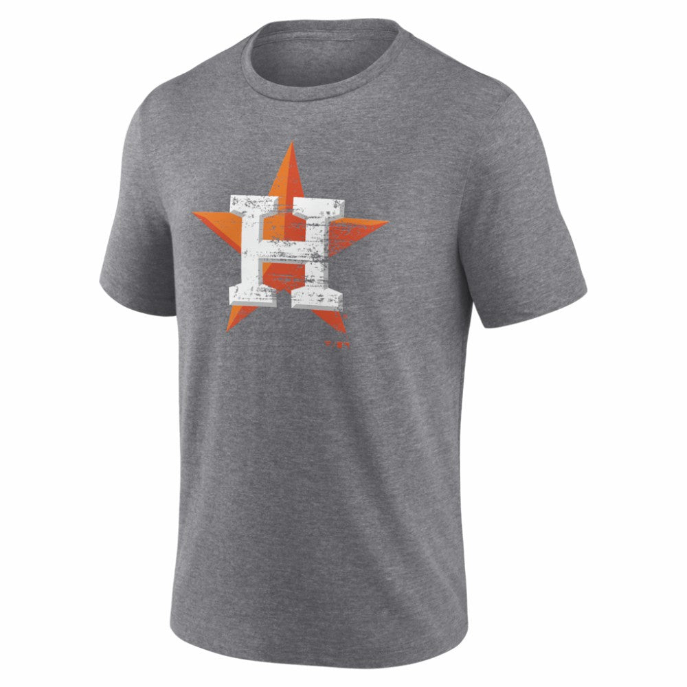 Houston Astros Heritage Personalized Any Name & Number Tri-Blend T-Shirt | MLB On Sale