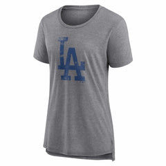 Los Angeles Dodgers Women's Heritage Personalized Any Name & Number Tri-Blend T-Shirt | MLB Discount