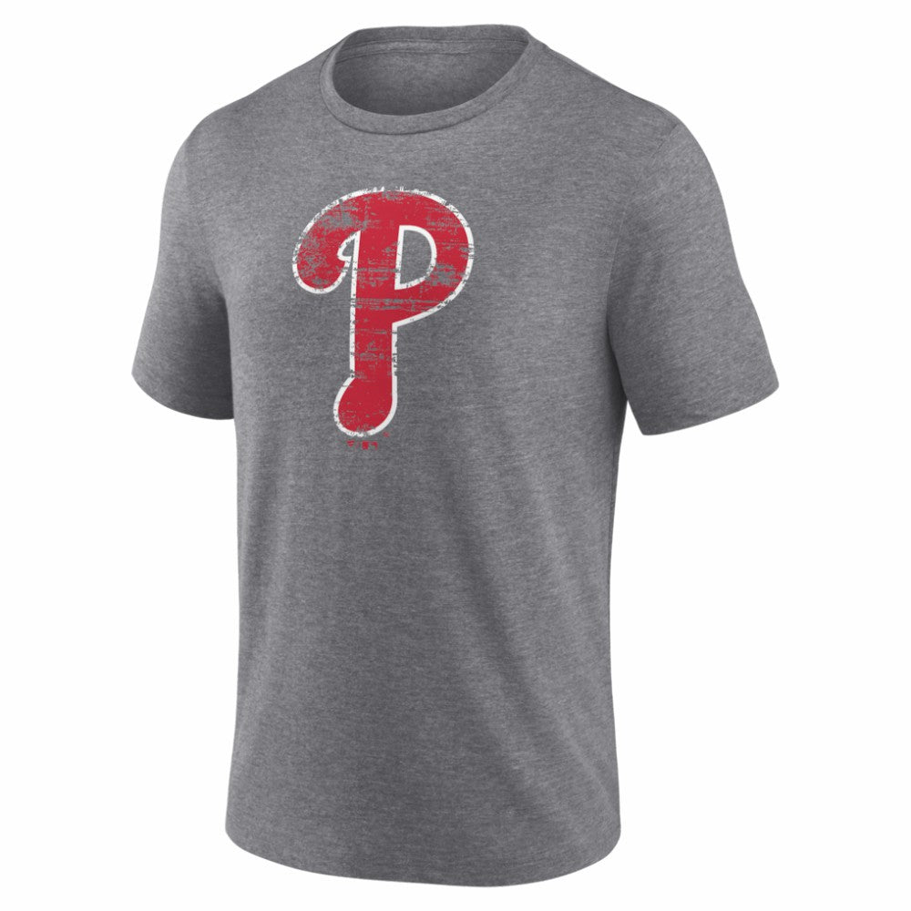 Philadelphia Phillies Heritage Personalized Any Name & Number Tri-Blend T-Shirt | MLB New