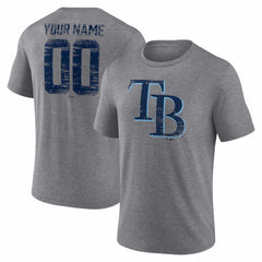 Tampa Bay Rays Heritage Personalized Any Name & Number Tri-Blend T-Shirt | MLB Shop