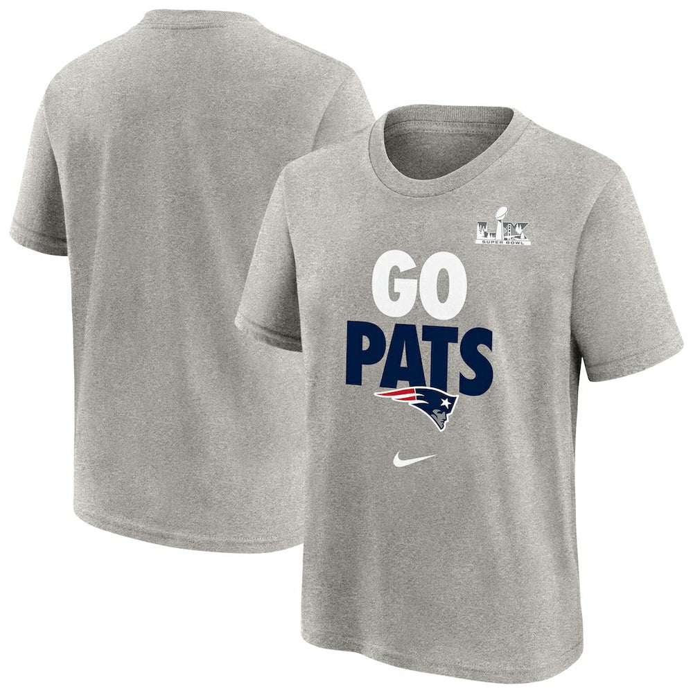 New England Patriots Nike Youth Super Bowl LX Fast As Fast Gets Hometown Slogan T-Shirt