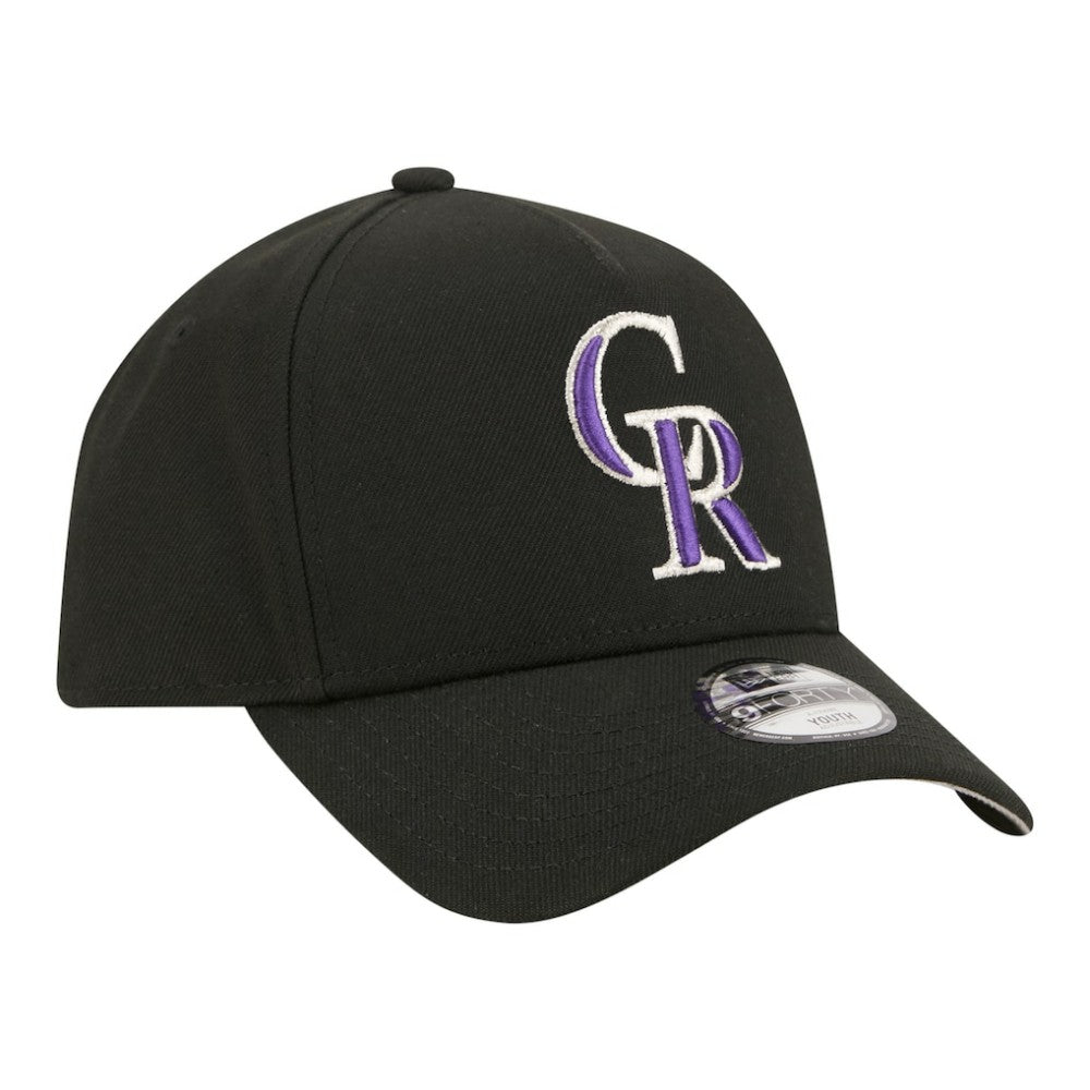 Colorado Rockies New Era Youth 9FORTY A-Frame Adjustable Hat | MLB Shop