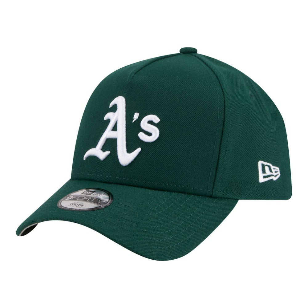 Athletics New Era Youth 9FORTY A-Frame Adjustable Hat | MLB On Sale