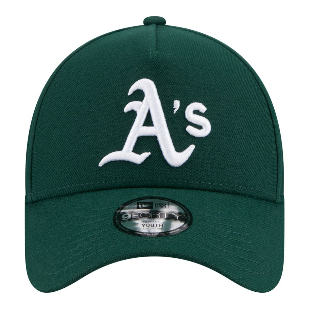Athletics New Era Youth 9FORTY A-Frame Adjustable Hat | MLB On Sale