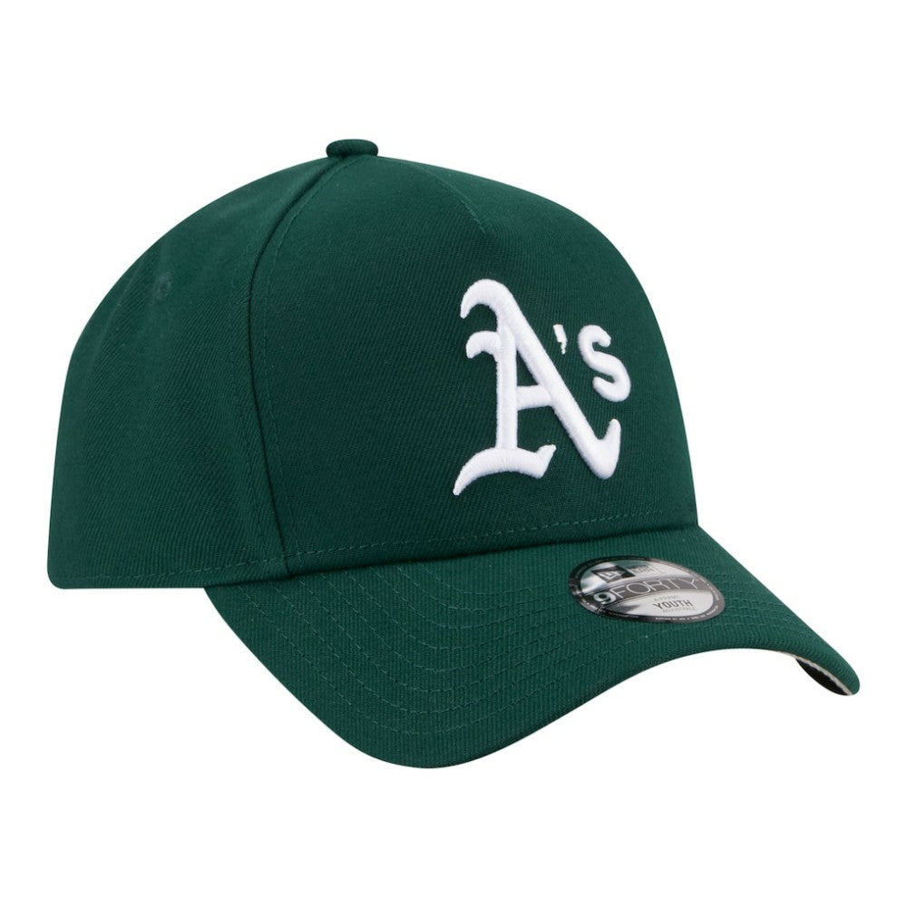 Athletics New Era Youth 9FORTY A-Frame Adjustable Hat | MLB On Sale