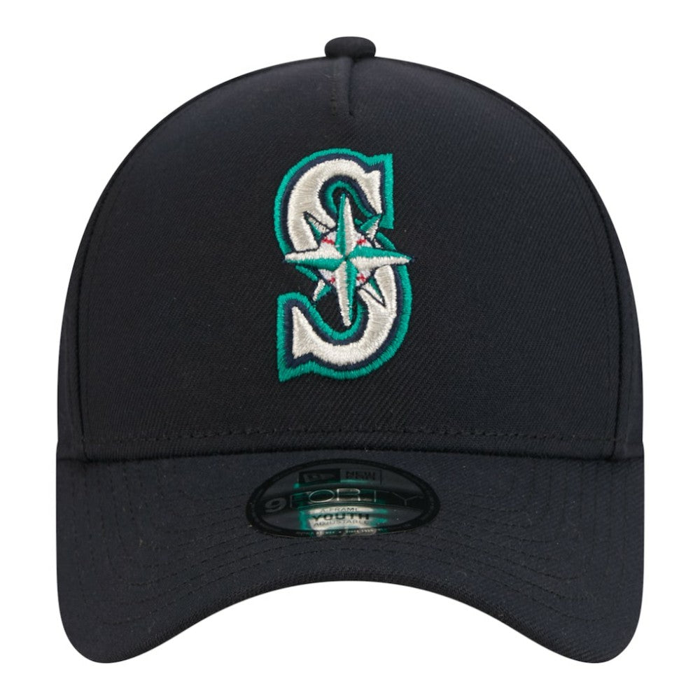 Seattle Mariners New Era Youth 9FORTY A-Frame Adjustable Hat | MLB Online