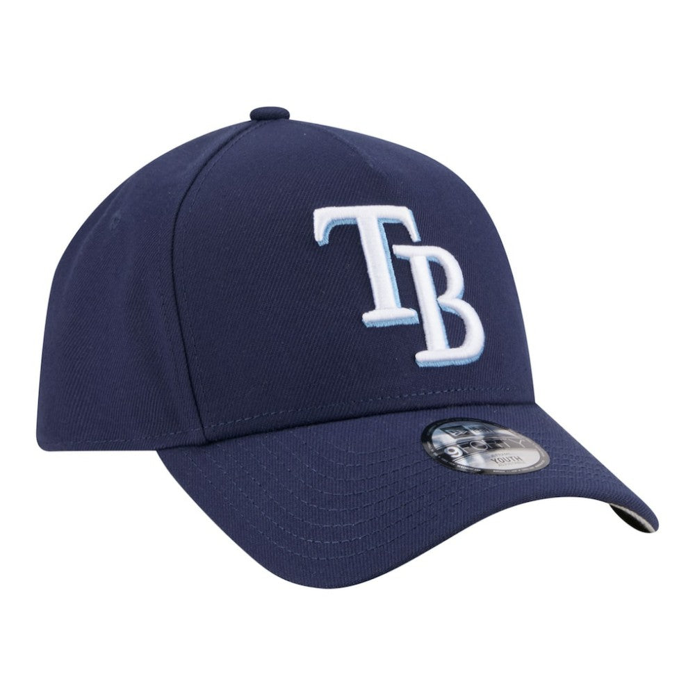 Tampa Bay Rays New Era Youth 9FORTY A-Frame Adjustable Hat | MLB On Sale