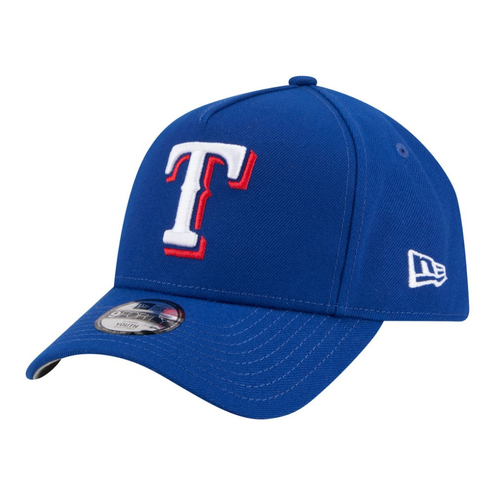 Texas Rangers New Era Youth 9FORTY A-Frame Adjustable Hat | MLB Online