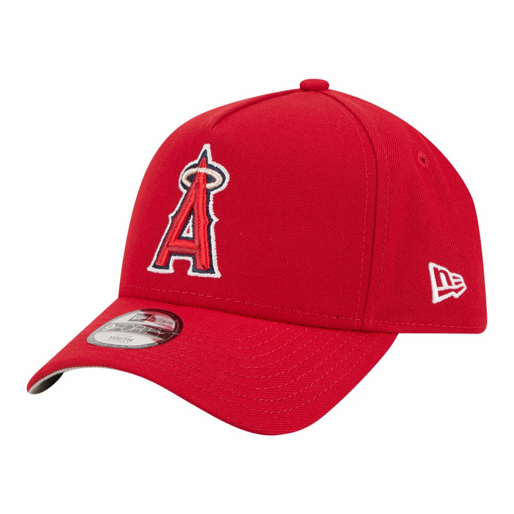 Los Angeles Angels New Era Youth 9FORTY A-Frame Adjustable Hat | MLB Outlet