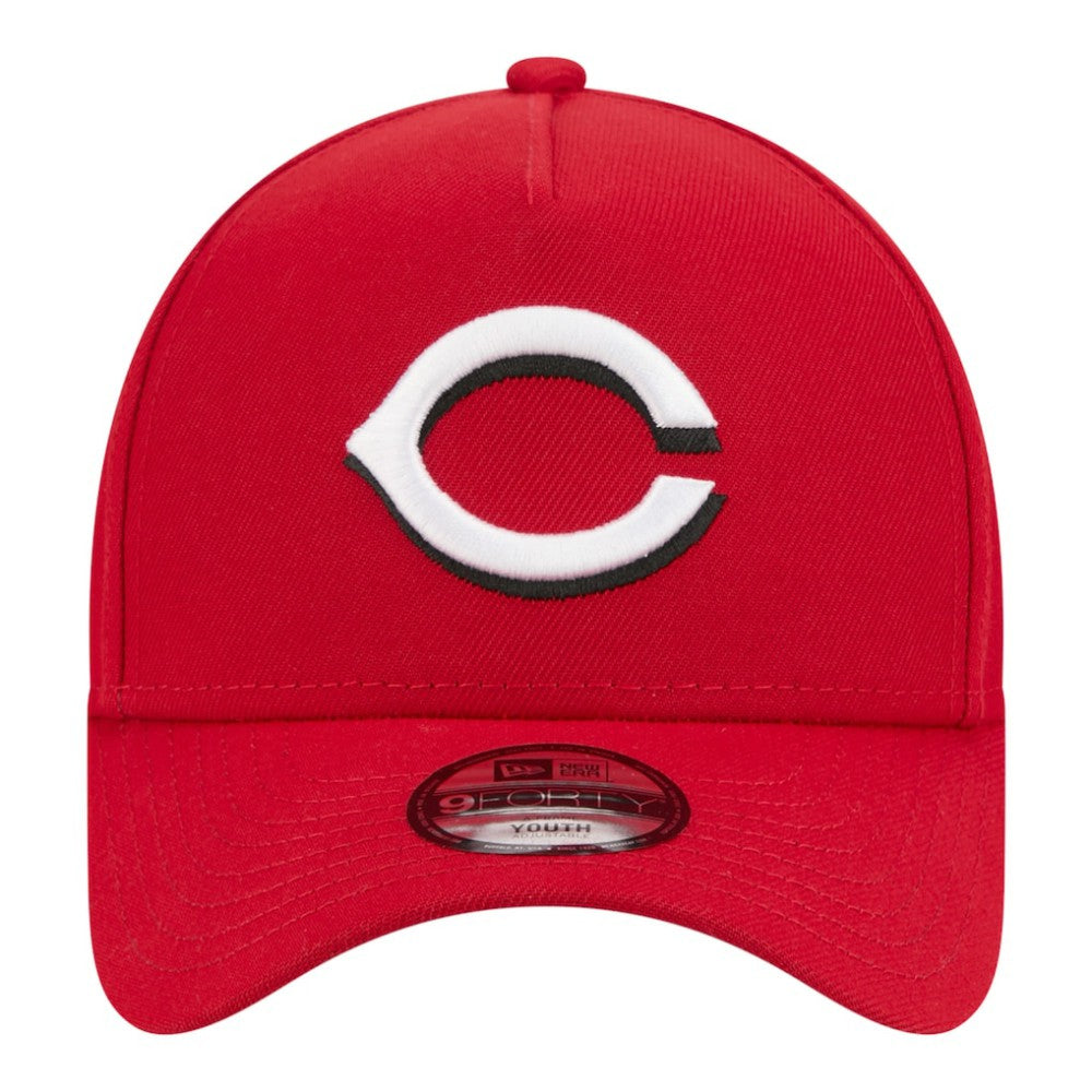 Cincinnati Reds New Era Youth 9FORTY A-Frame Adjustable Hat | MLB New