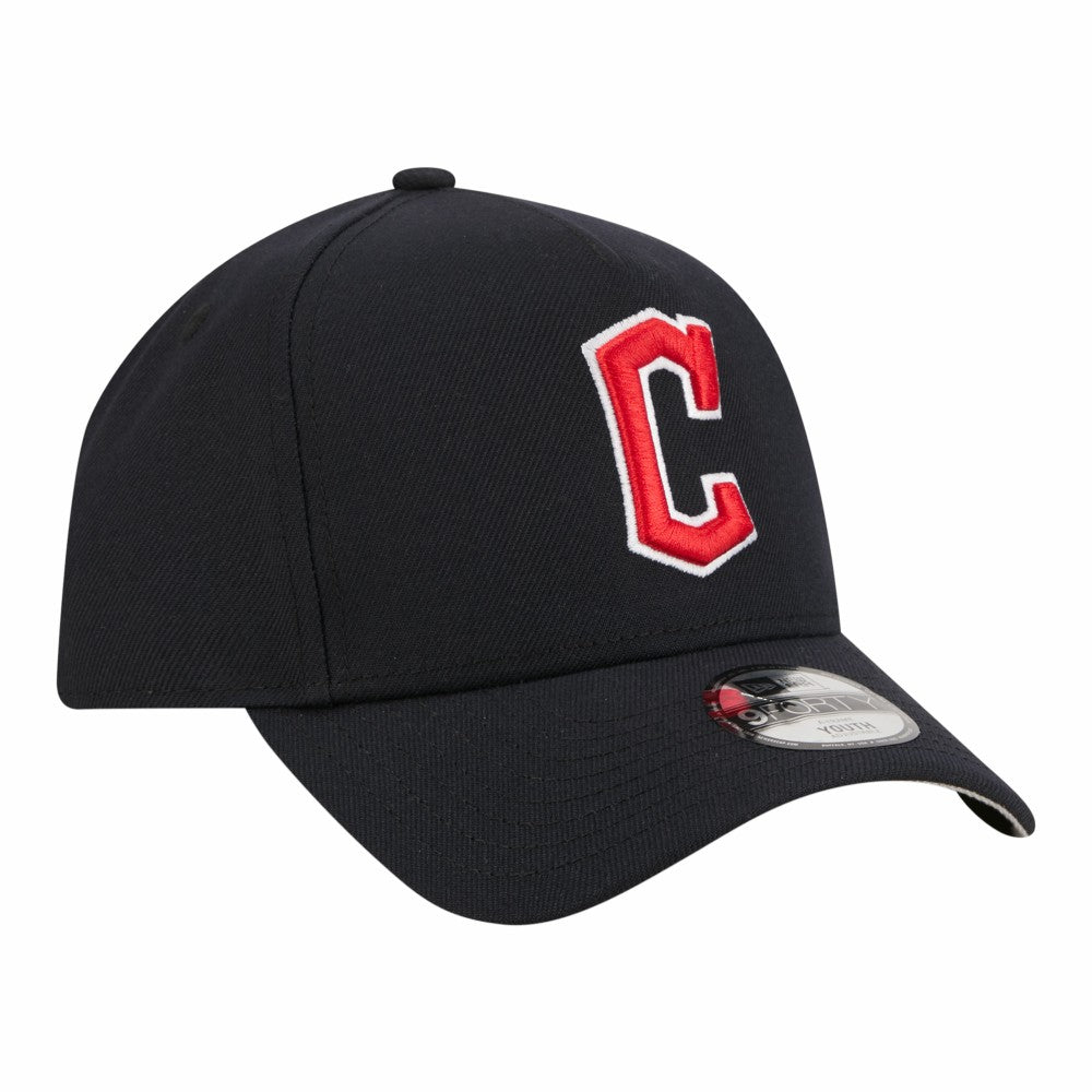 Cleveland Guardians New Era Youth 9FORTY A-Frame Adjustable Hat | MLB US